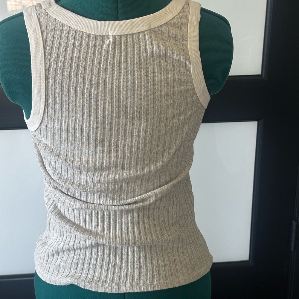 Project Social T knit grey tank large
